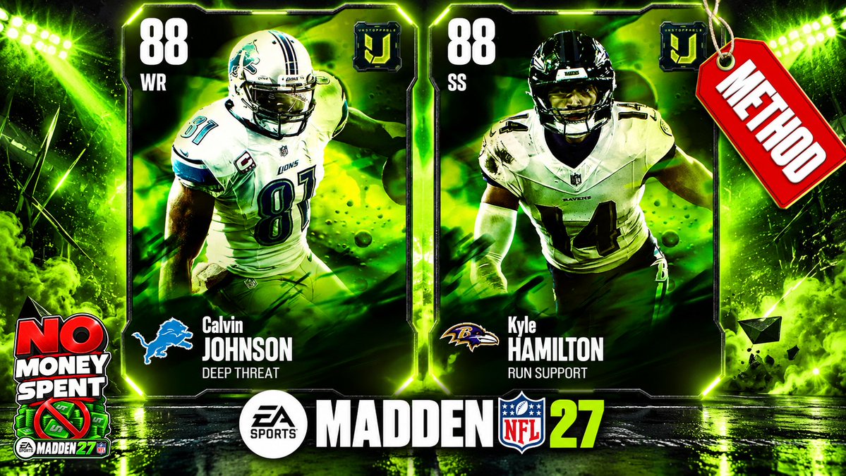 UseCodePOP's tweet photo. This METHOD Gives You A FREE 88 OVR Unstoppable Player! 
No Money Spent Episode #12
📽️➡️ https://t.co/vmyHyLcCEI
FULL NMS Series Playlist ➡️ https://t.co/Z1B5SfwFkr https://t.co/ZU7xhE6PIE