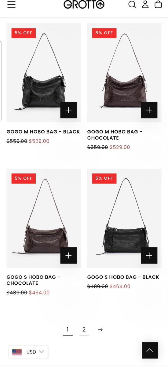 Lanay5yu's tweet photo. Here are the Grotto bags that Aylio have endorsed on their latest vlog. There are 3 sizes: S, M, L. I'm considering size S or M.

Link to the site:
https://t.co/GtWAbRW2i1

#aylio https://t.co/oIumeHPtL4