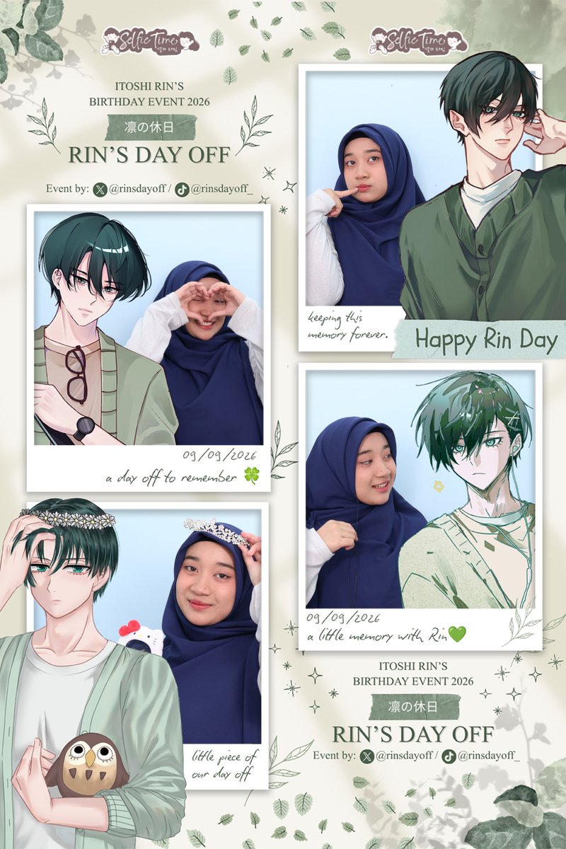 isagicutee's tweet photo. Mau ikut meramaikan jadii aku repost lagi untuk Rin muach

@rinsdayoff
#RinsDayOff2026 https://t.co/weKtnLDVEp