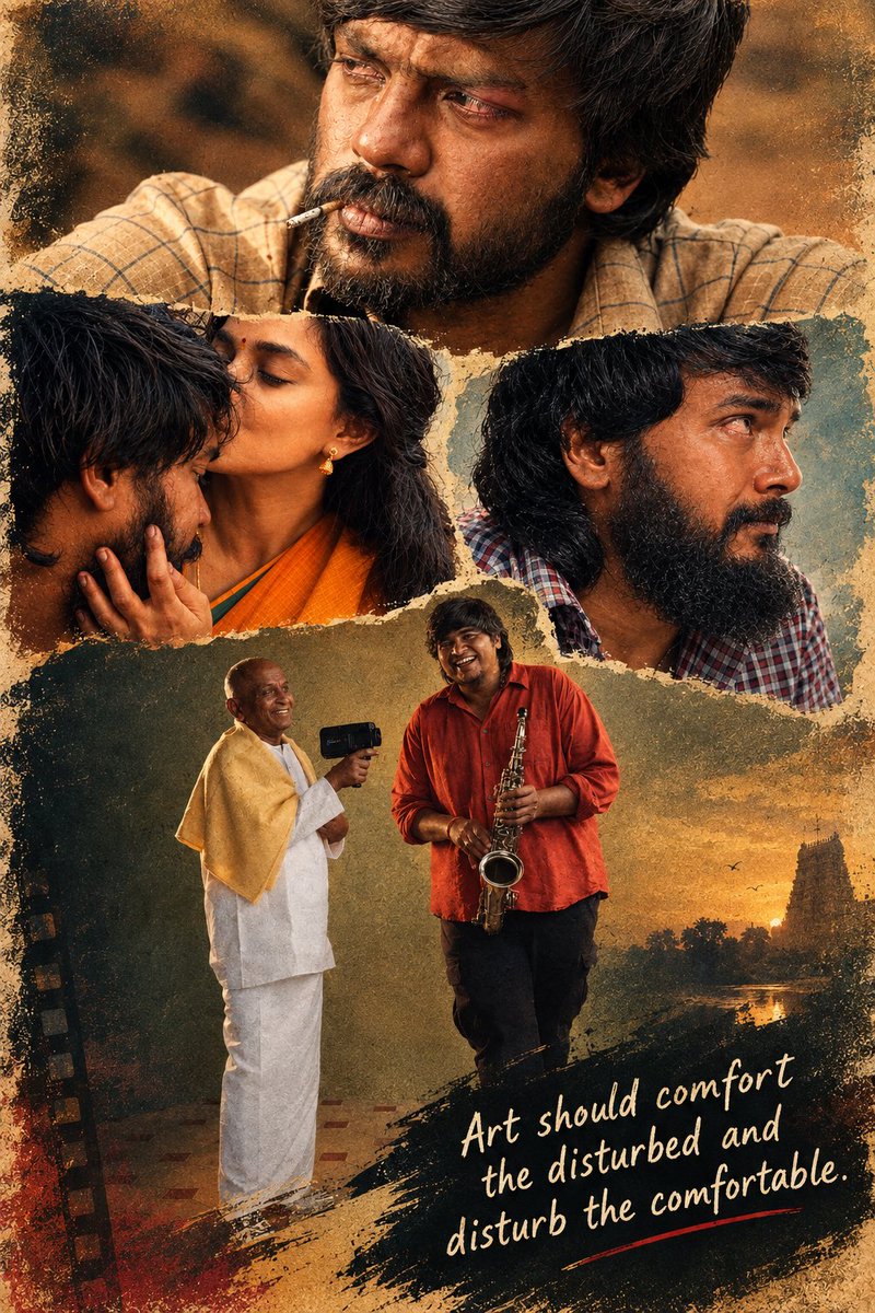 ThozharAadhi's tweet photo. #Dorothy - Detailed Take

4 முறை பாத்தாச்சு.. இன்னும் 40 முறை பாக்கலாம்னு தோணுது! @karthiksubbaraj கலை மீது வெச்சிருக்கக்கூடிய மரியாதைக்கும், தொடர்ச்சியா அநீதியை, ஆதிக்கத்தை Unapologetically எதிர்க்கற அறத்திற்கும், முழுக்க கைகூடி வந்த படைப்புனா அது இதுதான். Career best of Karthik subbaraj and the best Film of the year! 👑

ஒரு படம் நம்மள சிரிக்க வெக்கறதோ, அழுக வெக்கறதோ ஈசி.. ஆனா ஒரு இடத்துல நெகிழ வெச்சா கூட அது பெரிய விஷயம்.. ஆனா டோரதி பல இடங்கள்ல நெகிழ வெச்சது! பஸ் ஸ்டாண்ட்ல நண்பன் குரலை கேட்டதும் சுப்பு நெகிழ்ந்து ஓடி வர்ற இடம், “ராசாத்தி நீ அம்மா கிட்ட வந்திருக்கலாமே” னு கார்த்தி அம்மா சொல்றது, கீர்த்தி உன் வீட்ல மற்ற பெண்களை அடக்கறது போல நீ உனக்குள்ள இருக்கற பெண்ணை அடக்கறனு புரியவெச்சு நெற்றில முத்தம் கொடுக்கறது, “வாரேன் டி” னு கார்த்தி விடைபெற்று கிளம்பறது, Doctor கிட்ட மொழி தெரியாம திக்கித்திணறி நடிச்சு காட்டி பிணத்தை கொடுக்கச்சொல்லி கார்த்தி மன்றாடுறது, முத்துமணி song placement, சுப்பு கண்ணாடில கார்த்தி முகத்தை பார்த்ததும் விம்மி அழுகற இடம்னு பல இடங்கள்ல it was poetry on screens by KS! 😍🤌

தனக்கு ஒட்டு உறவு இல்ல, ஆனா தன் கடைக்கு குழந்தைலருந்து சாப்பிட வர்ற பையன்னு விம்மி விம்மி அழுதாலும் அந்த அமைப்புக்கு கட்டுப்பட்டு வாழற புரோட்டா கடைக்காரர் கருணைக்கொலைனு நெனச்சு செஞ்சிடுனு அறிவுரை சொல்றது, “இதெல்லாம் பாவம் டா கார்த்தி யாரு வாழனும்னு முடிவெடுக்க நாம கடவுளா”னு ஒரு Gangster நல்ல புத்தி சொல்றது, தன் வாழ்க்கைலயே அவ்ளோ பெரிய அடக்குமுறைய அனுபவிச்சாலும் சுப்புவின் பள்ளித் தோழி தனம் தன் கைல உள்ள வளையல கார்த்தி கிட்ட குடுத்து சுப்பு கிட்ட தர சொல்றதுனு world building and characterisations in writing க்கு #Dorothy is a masterclass!! 

Performance ஆ @Sananth__ Peaked into some other level..! உட்கார்ற Position லருந்து, நடை, உடல்மொழினு அத்தனைலயும் அப்படியே முழுக்க கதாபாத்திரத்தை உணர்ந்து வாழ்ந்திருக்காரு மனுசன்! பெண்தன்மையை மறைச்சு அந்து தன்னை மீறி அங்கங்க வெளிப்படற முதல் பாதி, 2ம் பாதி ஆரம்பத்துல மனதளவுல மாறிட்டாலும் நண்பனுக்காக அதை கட்டுப்படுத்தற இடம், கடைசில டோரதி யா வந்து நிக்கறப்ப முழு பெண்ணாவே மாறுறதுனு எல்லா Shades ஐயும் அவ்ளோ convincing ஆ pull off பண்ணிருக்காரு.. கீர்த்தி கூட கோலம் போடறப்ப, குளிச்சிட்டு வெளிய வர்றப்ப உடல்மொழில இருக்கற பெண்தன்மை அவங்க அப்பாவ பார்த்ததும் டக்குனு மாறுற இடமெல்லாம், Wonderful touch by both Sananth and KS!  
“இனிமே நான் ஜாலியா வரப்போறேன்.. போவோமா.. மாப்ள ஊர்கோலம்”னு innocent ஆ நடக்கப்போற ஆபத்து புரியாம சுப்பு பாடறப்ப, எத்தனை வாஞ்சையோட இந்த உலகத்தை பார்க்கற பல திருநங்கைகளுக்கு நாம அடிப்படை அன்பை கூட தர மறுக்கறோம்ற சமூக அவலத்தை அத்தனை பாதிப்போட கடத்திருப்பாங்க.. அப்டி ஒரு உணர்வை மக்கள் மனசுல ஏற்படுத்த ஊக்கியா இருந்தது தன் நடிப்பும், கலையும்னு வாழ்நாள் முழுக்க பெருமையா சொல்லிக்கலாம் சனந்த் ஒரு கலைஞனா! 🙏

@iam_rishikanth did a fantastic job too! சிரிப்பு, அழுகை, கோபம், எரிச்சல், சோகம், அருவருப்பு, விரக்தி, காதல், வெட்கம்னு எல்லா emotion லயும் குரல்ல ஆரம்பிச்சு,உடல்மொழி வரைக்கும் எல்லா aspect லயும் such a terrific talented, adorable star like vintage Rajnikanth! அதுவும் கடைசில காதலை உணர்ந்ததும் அவ்ளோ நேரம் உடல்மொழில இருந்த ஆம்பள திமிரு, தெனாவெட்டெல்லாம் போயி, மலைக்கு முன்னாடி குழந்தை மாதிரி கைவீசி நடந்து போற wide shot ல கூட மனுசன் ரசிக்க வெக்கறாப்ல யா! Arrival of a star!! 🔥

@KeerthyOfficial most impactful role and performance ever! @ActorMuthukumar தொடர்ச்சியா இந்தமுறையும் கவனிக்க வெக்கறாப்ல.. His versatility and variety in performances consistently is so commendable!! 

After kottukkaali, this is once again a world class work by editor @thecutsmaker 💙
And @DOP_Tirru masterpiece work in cinematography!! 😍

And @ilaiyaraaja Actually இந்த படத்தோட இன்னொரு Hero/Director!! ராஜ விருந்தை படைச்சிட்டு, வீட்டுக்கு போறப்ப Parting gift ஆ முத்துமணி Unplugged version வேற கொடுத்து அனுப்புறாப்ல! There’s no one like you! You’re the ultimatum!! 🛐

இது வெறும் பாலின பாகுபாடு பற்றி மட்டும் பேசற படமில்ல.. அழுகை, காதல், நட்பு அப்டினு மனிதனின் அடிப்படை உணர்வுகளை கூட சாதி, மதம், பாலினம்னு ஆதிக்க உணர்வு எப்டி அடக்குதுன்றதையும் சொல்ற படம் தான்.. இந்த படத்தை பார்த்தோ, பார்க்காமயோ திட்டுற ஆட்கள் கூட, முக்கால்வாசி பேர் அவங்களுக்கே தெரியாம இந்த அமைப்புக்குள்ள ஒரு Victim ஆ தான் இருக்காங்க.

DOROTHY - “PRIDE” OF TAMIL CINEMA 🫂