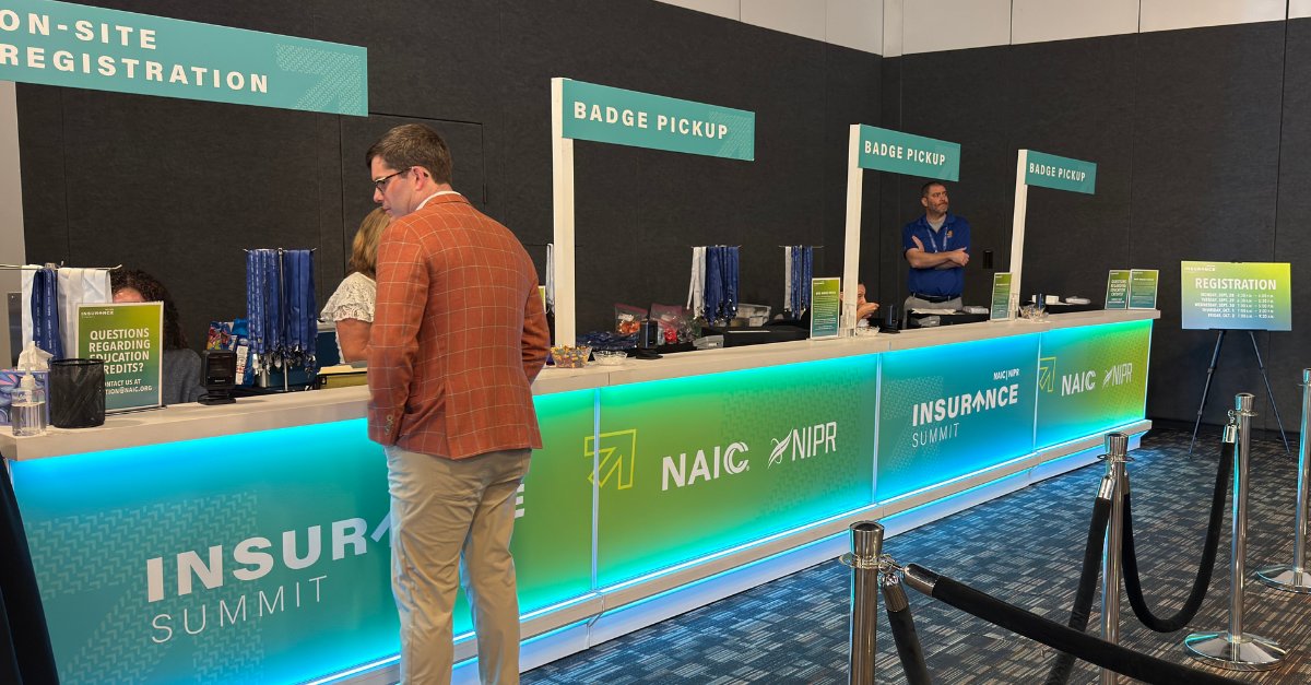 naic's tweet photo. The 2026 NAIC/NIPR Insurance Summit is underway! This week, insurance regulators and industry professionals will come together to Explore. Educate. Elevate. through meaningful conversations, and collaborative learning. #NAICInsuranceSummit https://t.co/kPxkOj6zOi