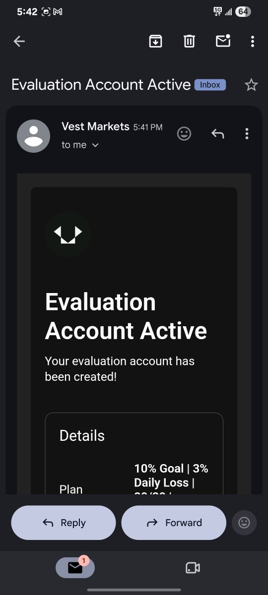 merci__mon_dieu's tweet photo. I'VE DECIDED TO GRAB $25K EVALUATION FROM @VestExchange 

Let's get funded ✌️

Grab urs now: https://t.co/1Y5FLr2FRW

CODE AT CHECKOUT: DOVE https://t.co/GHZmZW5YmO