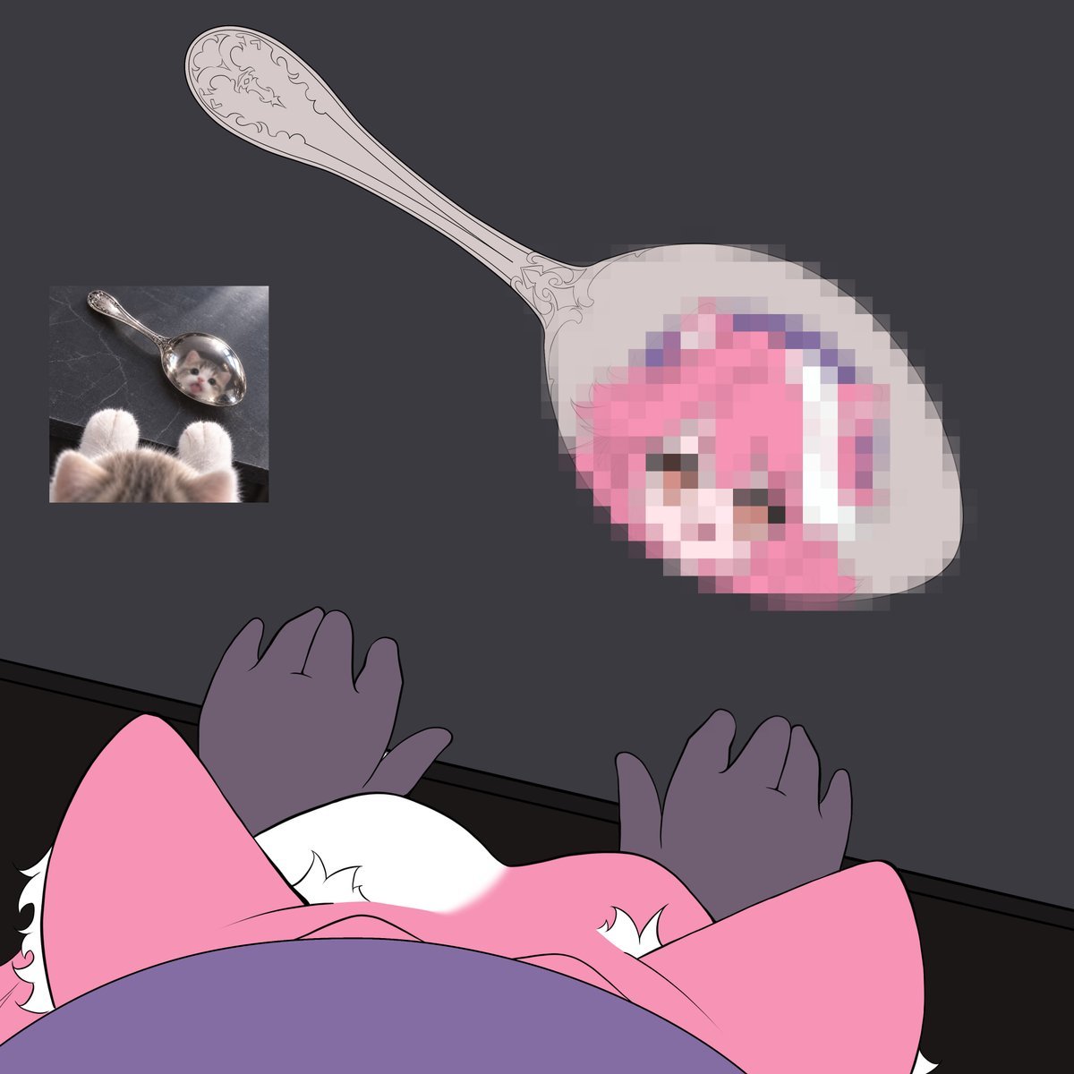 Toychloee's tweet photo. Lv 99
I swear you guys won't guess who's hiding in this YCH!!
#WIPㅤ https://t.co/EdNWf6RWpQ