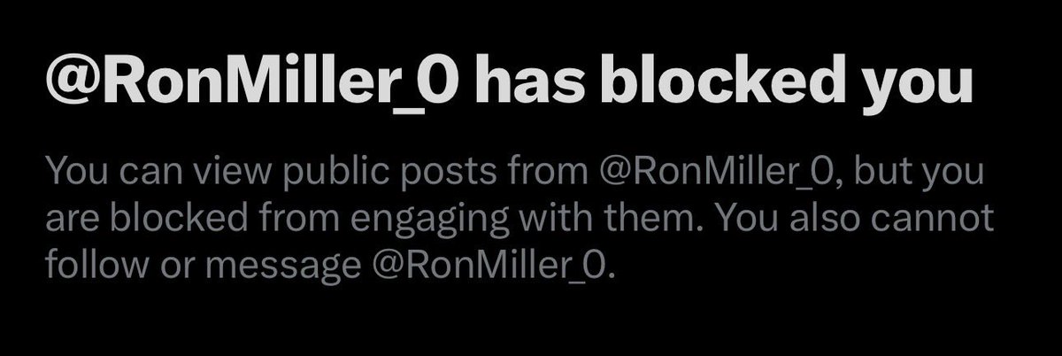 VicBitSon's tweet photo. copetard ronnie blocked me 😢😢😢 how can i ever recover @RonMiller_0 https://t.co/PYECHpeURM
