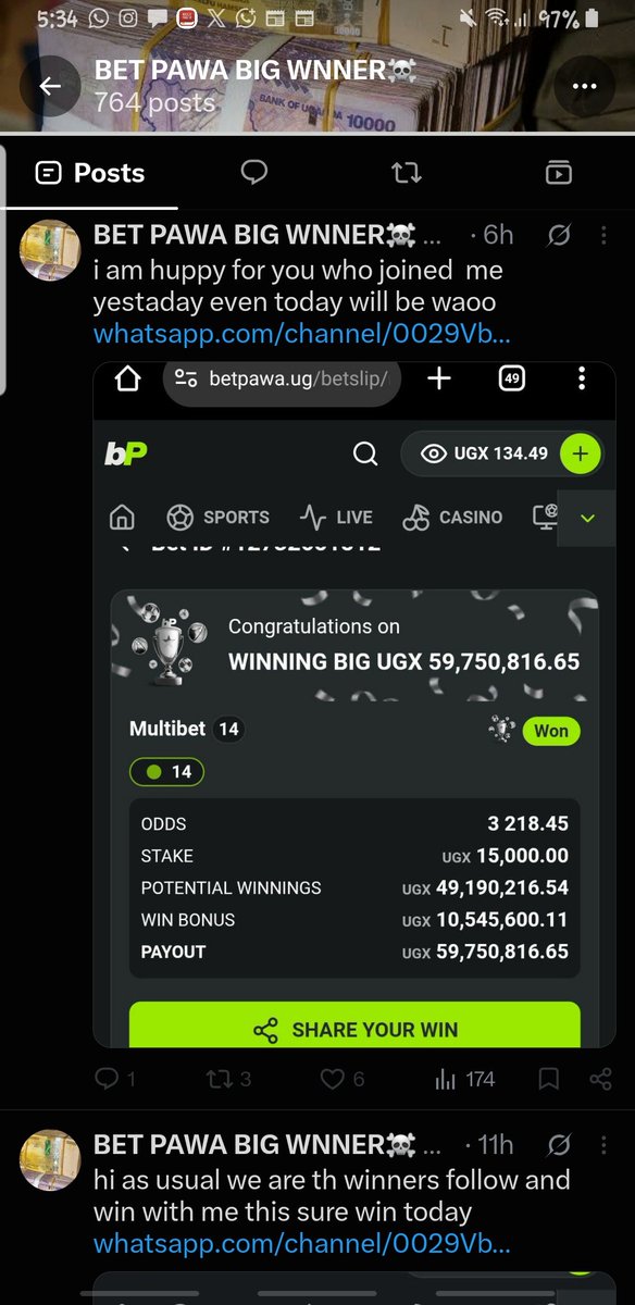 miiro_solo's tweet photo. Return my money ssebo......😏😏I'm gonna post u until my money is back...u just so lucky I dont have ur face pic but I'm working on it....@0730214212 simanya john muzungu......return my money u guy....below is his fake group dont come anywhere near his shit
@Richganga250 https://t.co/qEGywUEq4t