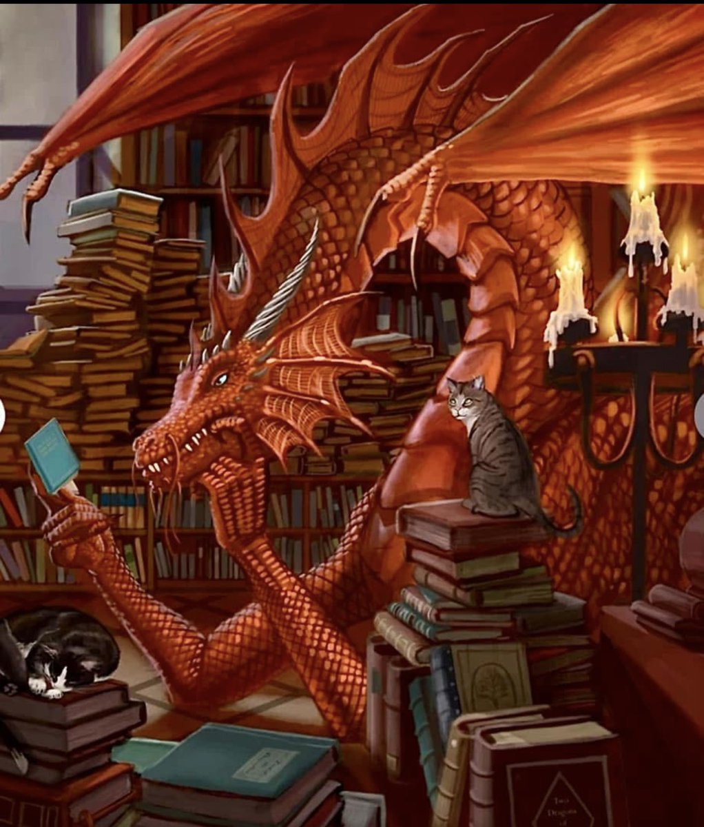 ScorpioLisaM's tweet photo. In a world of bookworms, be a Book Dragon. Art shared from PiyaStudios. #booklovers #bibliophile #booksaremagic https://t.co/frUsidxG3m