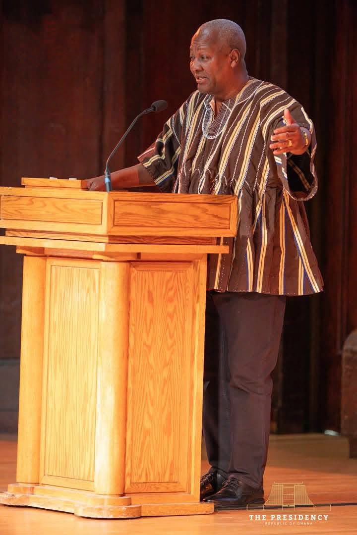 i_am_the_nkay's tweet photo. H.E. President John Dramani Mahama  engaged Ghanaians from New York, New Jersey and Connecticut at a Presidential Town Hall Meeting in New York, highlighting Ghana’s economic recovery, diaspora investment and the need for a national dialogue on responsible digital media regulation.

#PresidentMahamaUNGA81 #MahamaThePresident