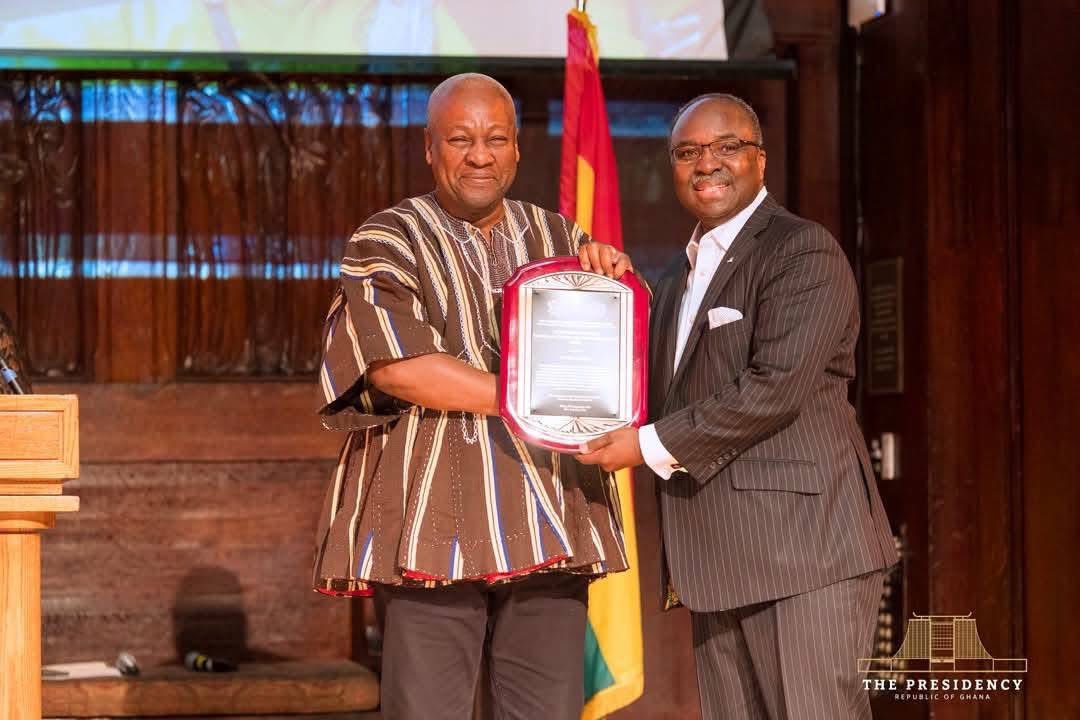 i_am_the_nkay's tweet photo. H.E. President John Dramani Mahama  engaged Ghanaians from New York, New Jersey and Connecticut at a Presidential Town Hall Meeting in New York, highlighting Ghana’s economic recovery, diaspora investment and the need for a national dialogue on responsible digital media regulation.

#PresidentMahamaUNGA81 #MahamaThePresident