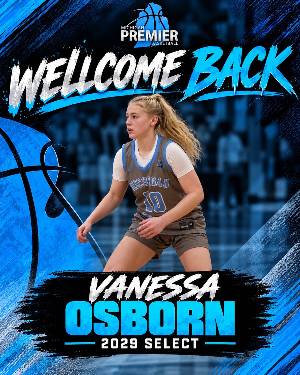 MIpremierbball's tweet photo. Welcome back🔥🩵🖤 Vanessa Osborn https://t.co/oFoNQCZqtD