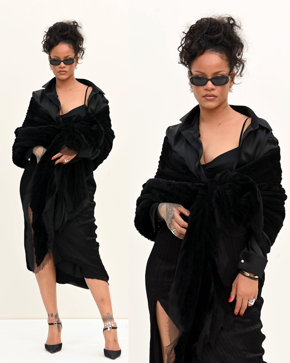 gabgonebad's tweet photo. Rihanna for Dior Summer 2027 Women’s show. https://t.co/XJhxBUfyOw