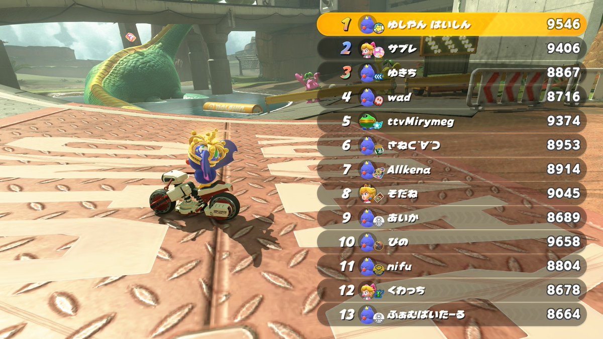 yushiyanTV's tweet photo. 33更新だけど96いかないと意味無いのよ
#マリオカートワールド https://t.co/QVWZr14KyN