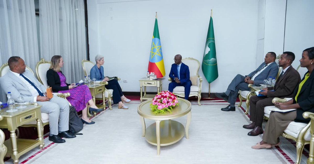 SMHaderaAbera's tweet photo. Tuesday 29 Sep 2026|Addis Ababa
This afternoon, I met with H.E. Ms. Paula Wilson, Deputy Secretary of the New Zealand Ministry of Foreign Affairs and Trade.

We reaffirmed Ethiopia and New Zealand’s cordial and longstanding relations, grounded in mutual respect and shared interests. We discussed strengthening political consultations, high-level exchanges, economic and development cooperation, and coordination in multilateral forums.

We also exchanged views on regional peace and security, including developments in the Horn of Africa, and explored opportunities to expand trade, investment, capacity building, and climate cooperation.

Ethiopia welcomed New Zealand’s engagement and sought its continued support for the successful hosting of COP32 in Addis Ababa in November 2027.