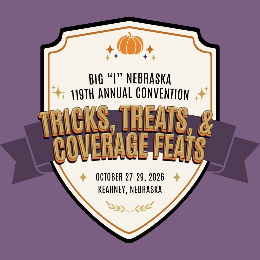 BigIofNebraska's tweet photo. What makes Annual Convention worth the trip to Kearney? We’re packing October 27–29 with plenty to make the trip worthwhile:
- CE in personal lines, commercial lines, E&amp;O &amp; more
- Reception &amp; trade show
- Time to catch up with people outside the classroom
https://t.co/QA5tl5eT18 https://t.co/C4i32OvDow