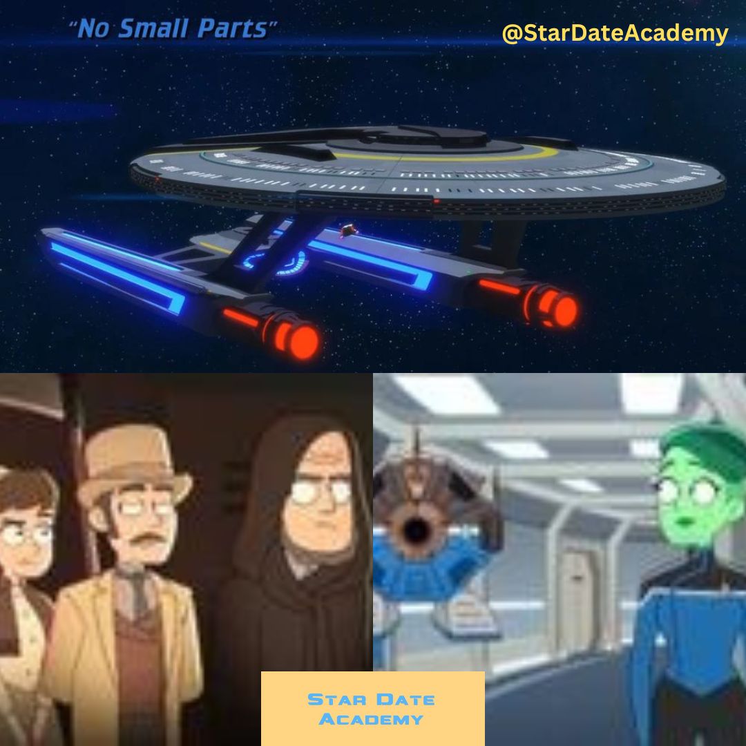 StarDateAcademy's tweet photo. On This Stardate:
2017- The Butcher's Knife Cares Not for the Lamb's Cry DIS S1E4 #StarTrekDiscovery
202- No Small Parts LD S1E10 #StarTrekLowerDecks SEASON FINALE https://t.co/nE7BHdbyhW