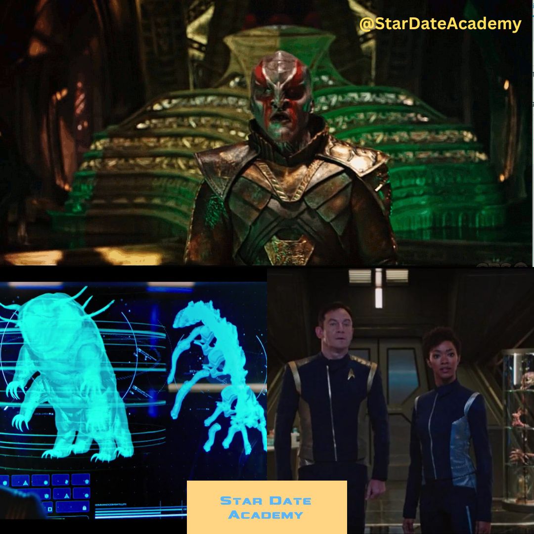 StarDateAcademy's tweet photo. On This Stardate:
2017- The Butcher's Knife Cares Not for the Lamb's Cry DIS S1E4 #StarTrekDiscovery
202- No Small Parts LD S1E10 #StarTrekLowerDecks SEASON FINALE https://t.co/nE7BHdbyhW