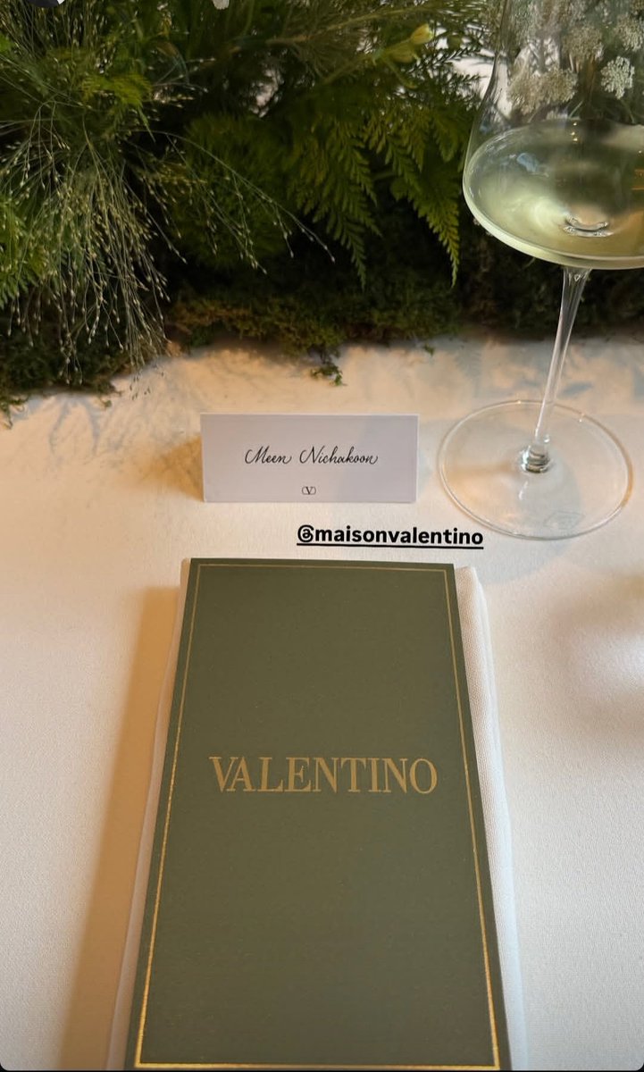 Cotton_2Luv's tweet photo. ขอบคุณทางแบรนด์ MaisonValentino 🙇♀️ สำหรับโอกาสดีๆที่ให้ #มีนนิชคุณ ได้เข้าร่วมงานค่ะ
#ValentinoInterferenze
#Meennicha8 https://t.co/a81gzXwy7D