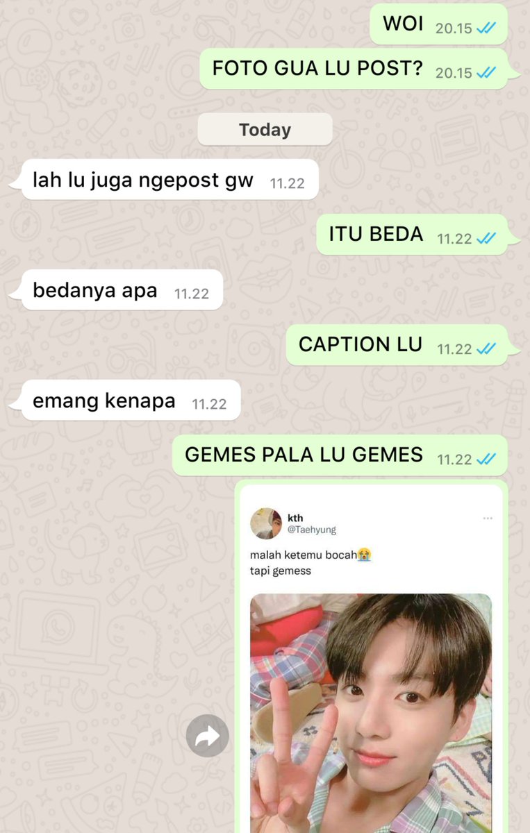 senopatiaskar's tweet photo. TAEKOOK AU | Iseng doang, Sumpah! 

#au https://t.co/xbgjZFizOF