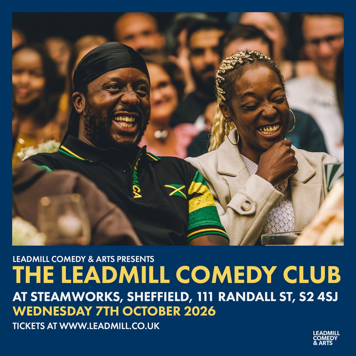 Leadmill's tweet photo. The Leadmill Comedy Club is back next Wednesday!

The Leadmill Comedy Club is back at The Steamworks for a night of top quality stand-up; starring 4 of the UK’s finest up-and-coming comedians.

Whether you’re planning a quiet date night, heading out for a big work do, or just looking to escape the mundane of the dreaded work week and have a proper laugh with mates, our monthly Comedy Club is the perfect way to switch off and wind down.

Tickets available from just £7 here: https://t.co/jKZnMQbzaS