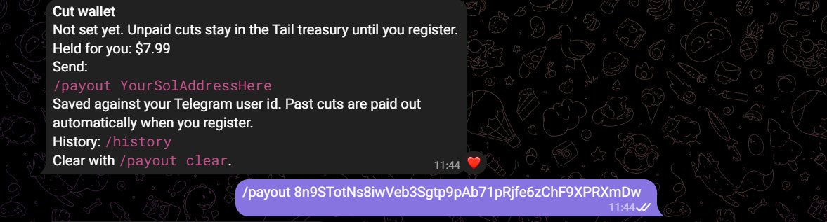Iprintfigures's tweet photo. @Tailit_bot instant pay lmao.. https://t.co/SJDjhvT73D