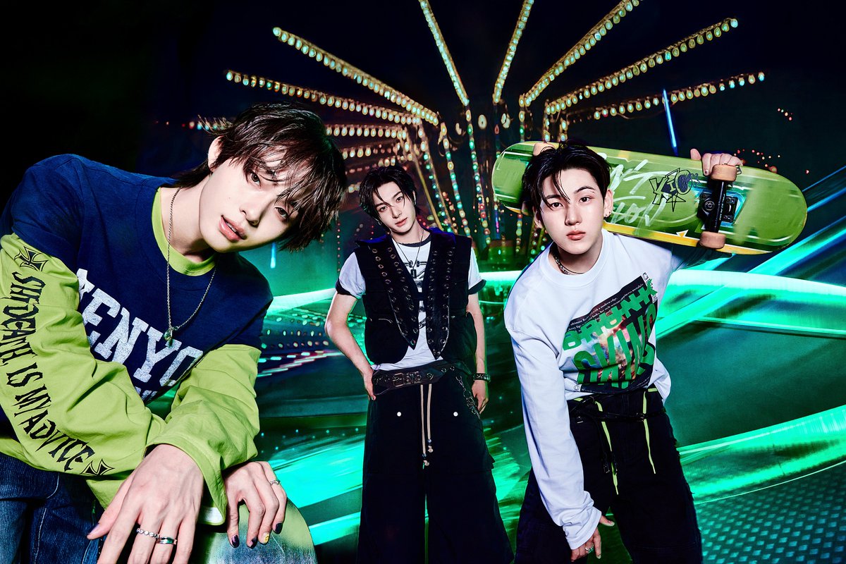 kickflip_jype's tweet photo. Kick Off The Wall ver. 💥
 I was made for a bigger life 🏙️

KickFlip The 5th Mini Album "KICK OFF THE WALL Pt. 1"
2026.10.06 6PM (KST) Release!

#KickFlip #킥플립
#계훈 #동화 #케이주
#Kyehoon #Donghwa #Keiju
#KICKOFFTHEWALL_Pt1 https://t.co/RYIXHA4FQU