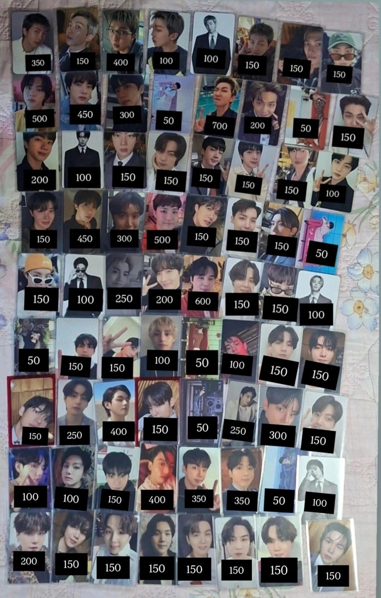 sykeeey's tweet photo. wts lfb bts ph
bts assorted pcs
— prio taking 3 or more/hyung line ( jk : rm/hobi)
— prio payo but can do 5 days dop w nrdp
— all onhand, x sensi
reply/dm to claim!
⌗ bts rm namjoon seokjin jin yoongi suga hoseok jhope jimin v taehyung jungkook
#saisells https://t.co/DGNEuX68LR