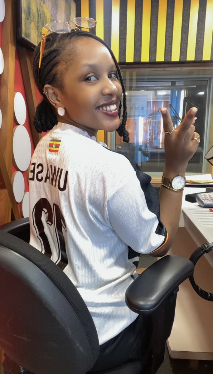 933kfm's tweet photo. Uwase ready for tonight’s game, "Uganda Vs Libya" https://t.co/iD3BwS2GpQ