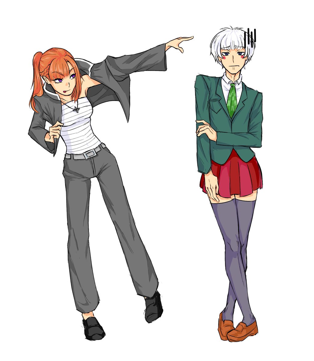 wezisthebest's tweet photo. Ransara outfit swap for @redpluvio 

#yttd #ransara https://t.co/S6Pz0avkse