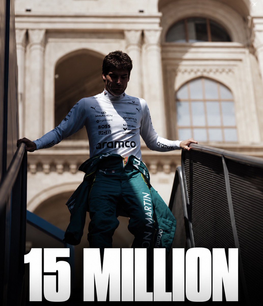 evrythngformu1a's tweet photo. 🚨 Lance Stroll is set to earn €15 million per year in 2027 and 2028 under his new Aston Martin contract.

The Canadian was previously earning around €12 million per season.

A €3 million-a-year pay rise for Stroll.

(via. @MarcLimacher) #F1 https://t.co/bMzhYNl0HE
