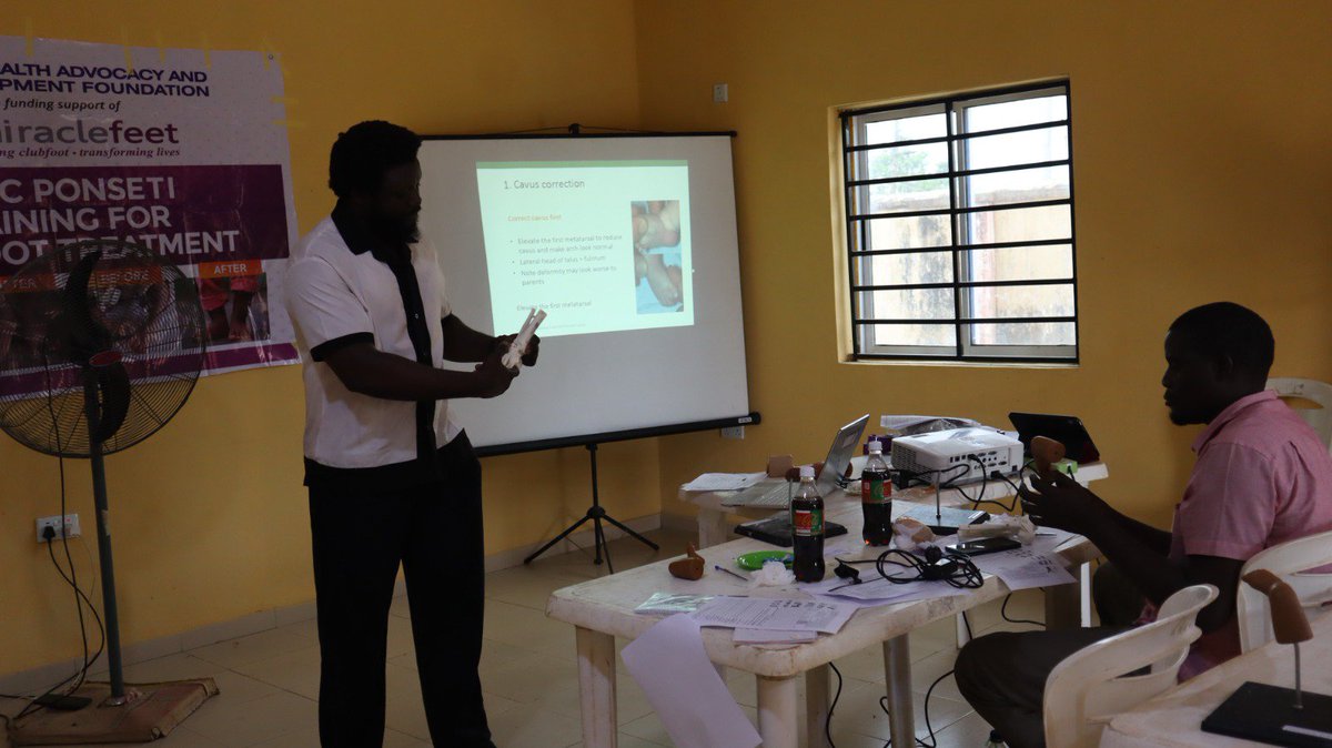 NG_PLAN's tweet photo. On Monday, 28 September 2026, PLAN Foundation conducted Basic Ponseti & CAST Administration Training for healthcare workers at General Hospital, Ilaro, strengthening skills in early identification, referral and management of clubfoot.
#Clubfoot #MiracleFeet #PonsetiTraining https://t.co/ZufsF72Mor