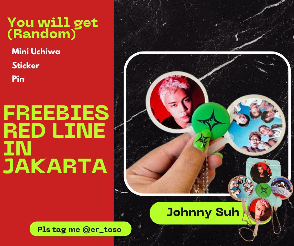 Er_tosc's tweet photo. FREEBIES 𝐓𝐇𝐄 𝐑𝐄𝐃𝐋𝐈𝐍𝐄 𝐈𝐍 𝐉𝐀𝐊𝐀𝐑𝐓𝐀 🏎️
For all Johfam and nctzen 💚

Help rt pls 🫶🏻

🗓️ 3rd Oct, 2026
📍 Indonesia Arena
⏰ time &amp; loc TBA

Find me and just tepok my pundak pelan2 🙋‍♀️

#NCT127 #THE_REDLINE #NCT127_5TH_NEOCITY_THE_REDLINE_JAKARTA #JOHNNY https://t.co/32Jig0w0Nz
