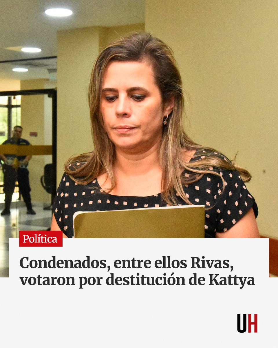 UltimaHoracom's tweet photo. El cartismo impulsó la pérdida de investidura de Kattya González del Senado sin poder sostener sus contradicciones políticas. 

Luego de que cayeran y fueran desestimadas todas las causales que obraban en el libelo acusatorio del 14 de febrero del 2024, además, la condena a Hernán Rivas por su título falso dejó en evidencia que la expulsión a la opositora se dio en un escenario de total disparidad.

https://t.co/aVUbJehCom