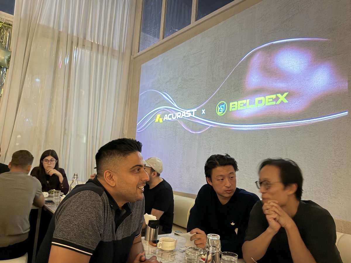 BeldexCoin's tweet photo. A glimpse from the Beldex Private Dinner with @Acurast in Seoul 🇰🇷

A great evening of conversations, connections, and ideas with the Web3 community.

Thank you @BDXcris sharing a few words on Beldex’s vision, where we’re headed, and what’s next for the ecosystem. https://t.co/p9RrbSWEJv
