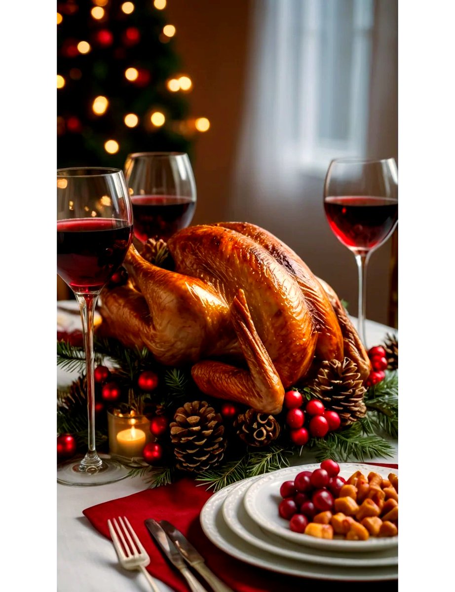 Angelicp5w's tweet photo. Esta Navidad, prueba nuestro menú especial de pavo relleno con salsa de frutas rojas, acompaado de vino tinto. Perfecto para reuniones con la familia!， https://t.co/DYoskj0Gwi