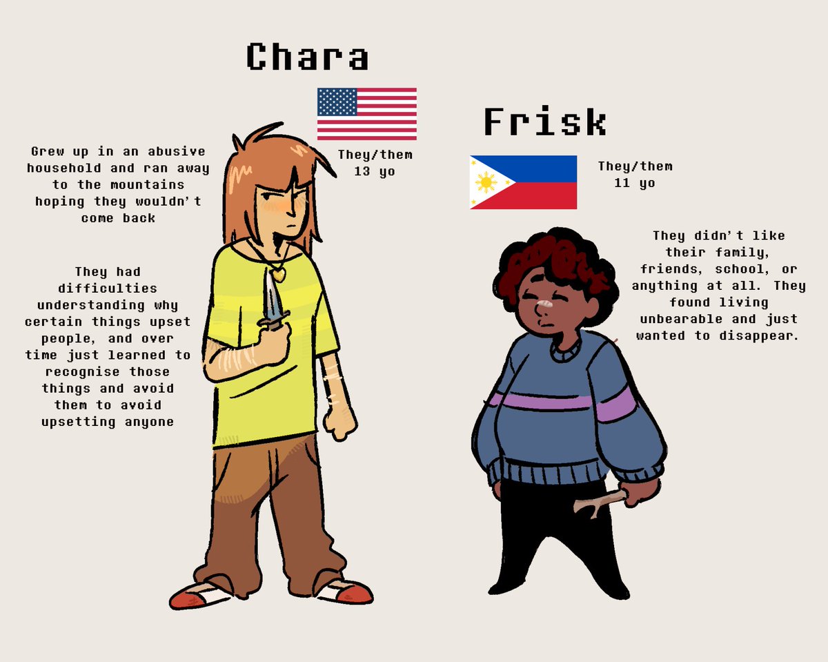 sweetygirl8970's tweet photo. Here’s my fallen humans headcanons, enjoy enjoy ENJOY
#deltarune #undertale https://t.co/zm0eUqcbHB