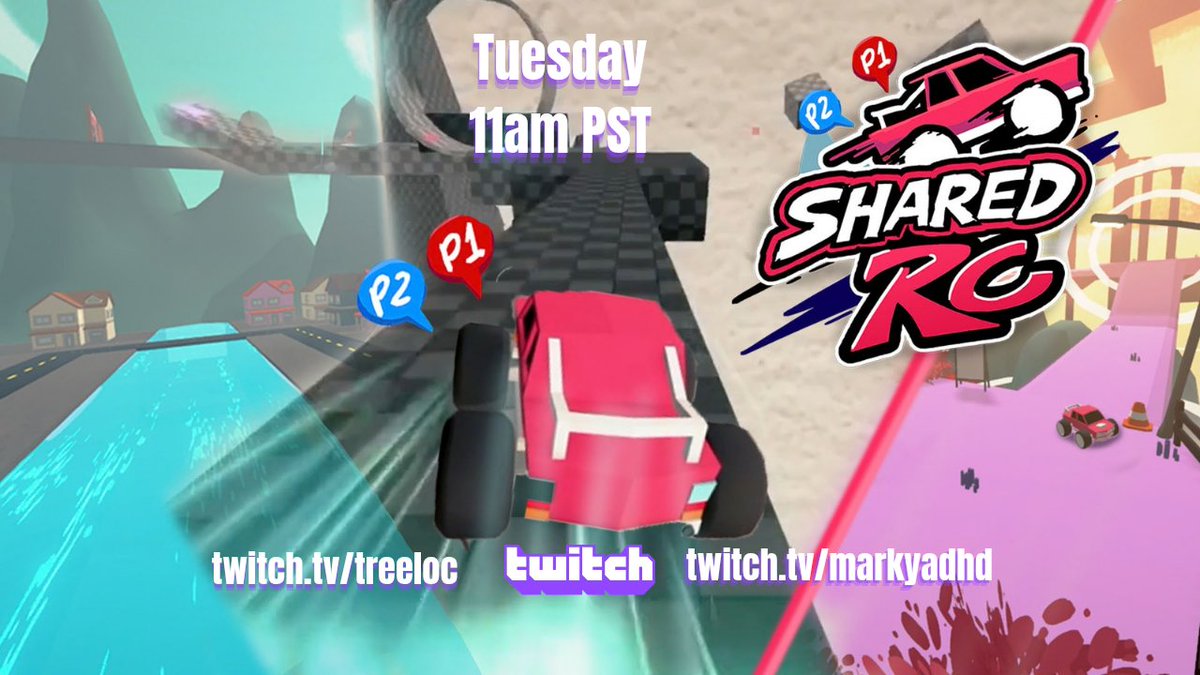 tree_loc's tweet photo. ONE CAR. TWO IDIOTS. ZERO COORDINATION.
I'm controlling left. He's controlling right.
Today we're attempting the impossible: driving in a straight line. π€£
Come watch us destroy our friendship in Shared RC!
π΄ LIVE at 11 AM Pacific!
#SharedRC #IndieGames #CoopChaos https://t.co/AkgTONdQ5a
