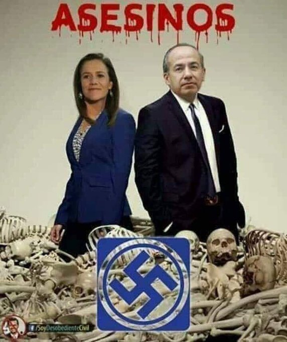 AliciaJ86958882's tweet photo. Ya que estamos hablando con la pura verdad, les recuerdo que este par de asesinos idearon una farsa que llamaban "guerra contra el narco" que fue un manto protector oculto para el chapo y su cartel. https://t.co/oYuc8xKNfN