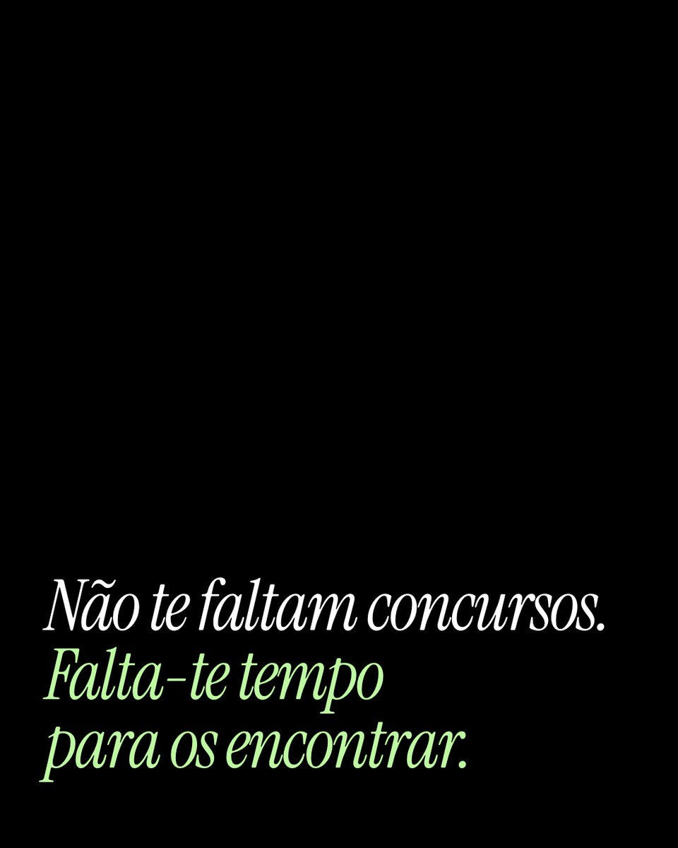 trintaAI's tweet photo. Não te faltam concursos. Falta-te tempo para os encontrar.

Até meados de setembro saíram em Portugal mais de 20 mil concursos públicos. O problema quase nunca é a falta de oportunidades. É ler, filtrar e decidir a tempo.

Fonte: Diário da República, 2026. https://t.co/mevvf2recf