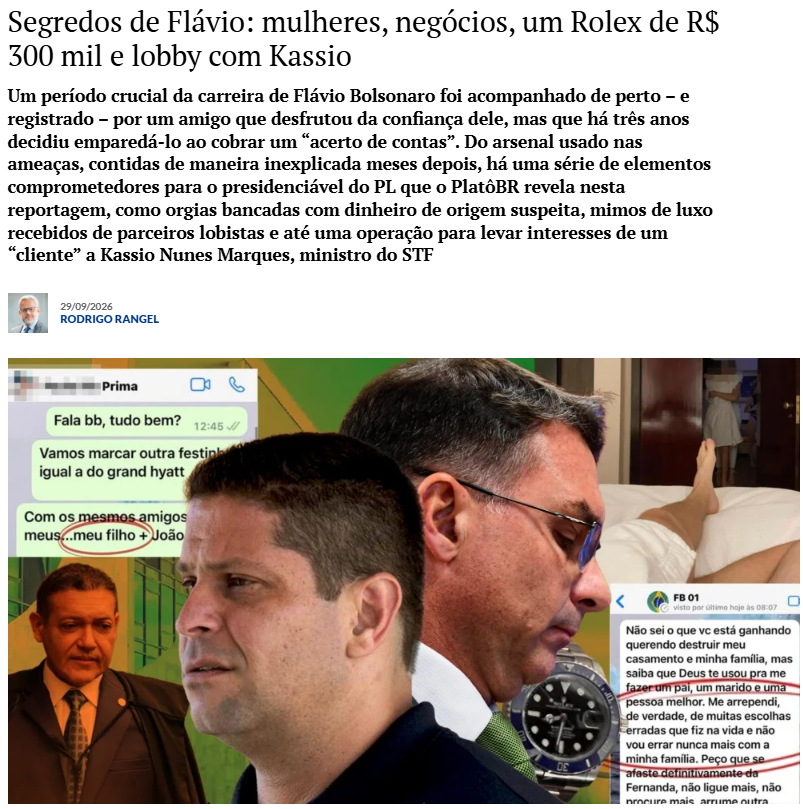 allandospanos's tweet photo. Segredos de Flávio com mulheres, Rolex de 300 mil e lobby com Kássio?

Não pode ser... https://t.co/DTISX9paHS