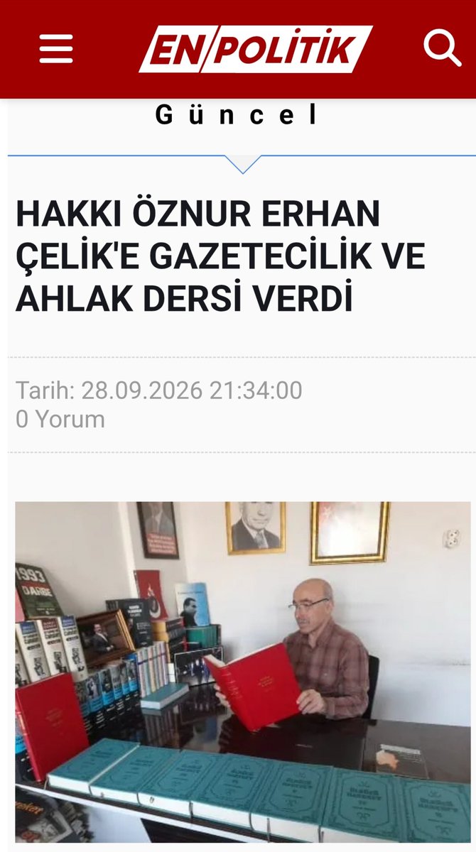 hakkioznur_uh's tweet photo. Şehit Liderimiz Muhsin Yazıcıoğlu ile ilgili yayınlar yapanlar özenli, dikkatli ve doğru yayıncılık yapmalılar. Doğru bilgileri kamuoyuyla şeffaf bir şekilde paylaşmalılar.

Hayal mahsulü uydurma ve gerçek dışı yayınlar ve haberler sadece bilgi kirliliğine yol açar.

Devam eden dava ile ilgili yayın yapanlar gazetecilik etiğine uygun hareket etmeli ve üzerine düşen sorumlulukların farkında ve bilincinde olmalıdırlar.

Şehit Liderimiz Muhsin Yazıcıoğlu kırmızı çizgimizdir.

Suikastın peşini bırakmadık, asla bırakmayacağız!

Yaşasın Muhsin Yazıcıoğlu, ÇİZGİSİ, DURUŞU ve TAVRI!

https://t.co/lpDE3HNbDU