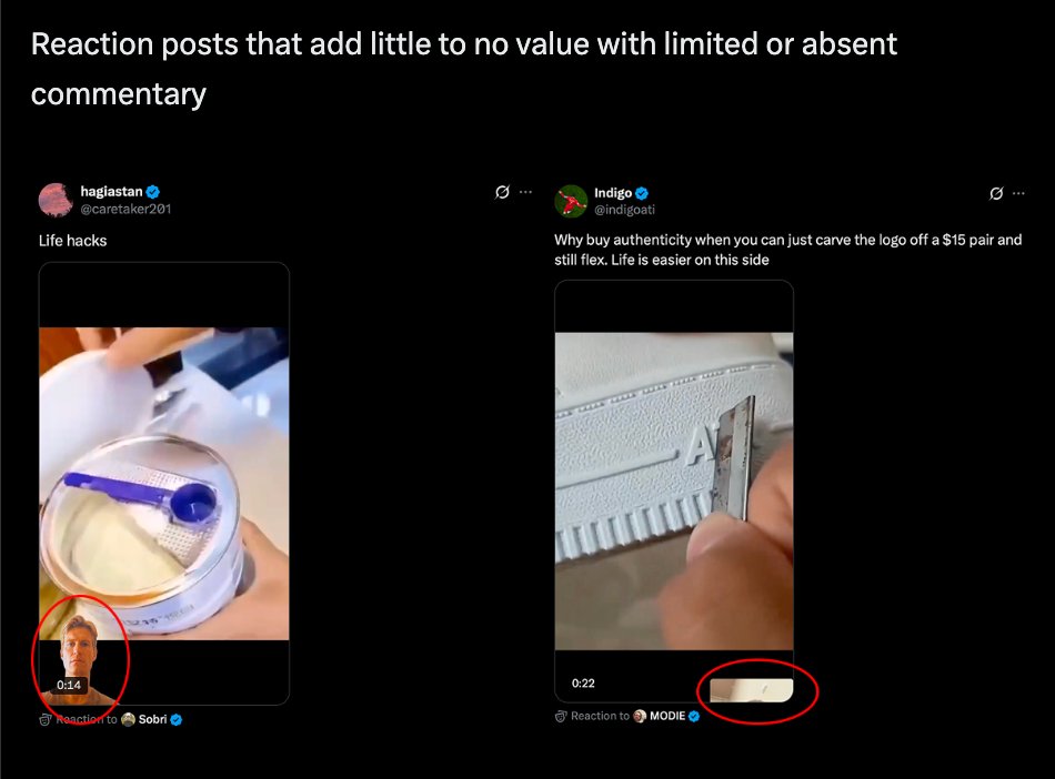 allegrajacchia's tweet photo. @Mageba4k @nikitabier @KettlebellDan @kcoleman Thank you SO much for bringing this matter to our attention. This is your last day in Original Content Rewards. 

https://t.co/SVJllikv0u https://t.co/5ezEhb6jih