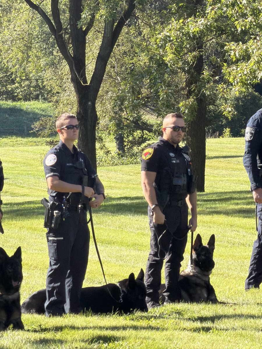 RSMTpolicefire's tweet photo. Join us in welcoming K9 Rex to the Rosemont Public Safety family!

K9 Rex and his handler, PSO Stack, are currently completing an eight-week K9 Academy, and both are doing great. Over the weekend, the team also had the honor of attending the K9 Memorial Ceremony in Libertyville.

We’re excited to follow their progress and look forward to seeing K9 Rex and PSO Stack serving together on patrol soon!