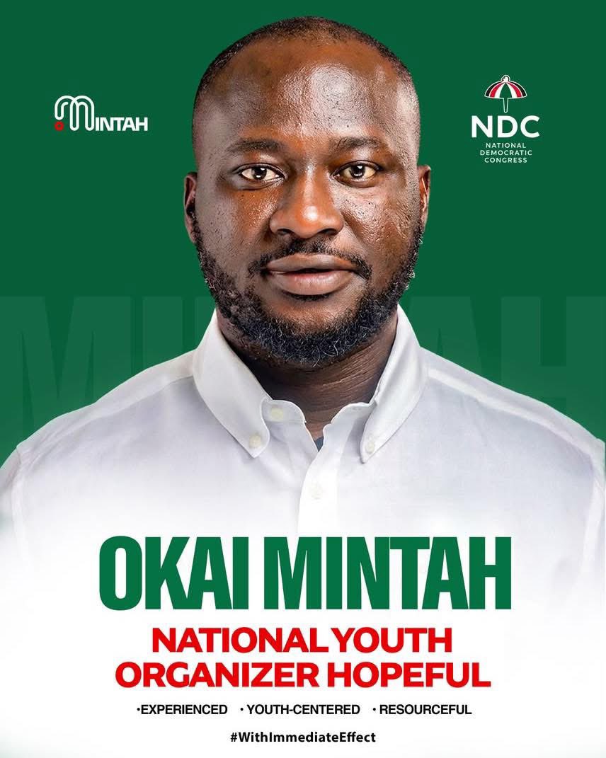 i_am_the_nkay's tweet photo. The future of the NDC youth wing is best captured in Safe and experienced hands. Okai Mintah is experienced, hands-on and ready to build a youth wing whose army can push the agenda of the NDC forward.

#WithImmediateEffect https://t.co/QpX7SJOXJz