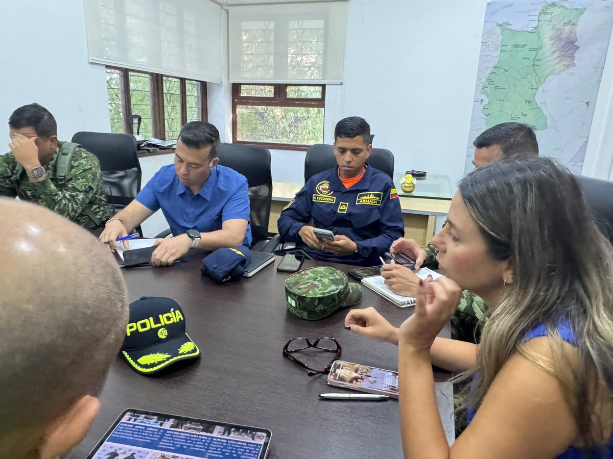 MagdalenaGober's tweet photo. La seguridad del Magdalena se fortalece con articulación y trabajo conjunto.

Por directriz de la gobernadora @mmarguiguerra, desde la Secretaría del Interior lideramos nuestra reunión semanal de articulación con el @COL_EJERCITO, la @PoliciaColombia y la @ArmadaColombia… https://t.co/h6E1m9nwsX