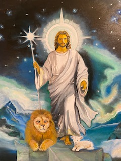 AMR_DJJCET's tweet photo. Sharing one of my symbolic paintings. A reminder of peace, strength and divine protection. Good morning and blessings to everyone. https://t.co/fQNN9Rmv29