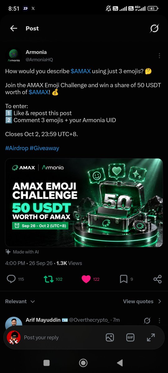 Bitcoinmama_7's tweet photo. @ArmoniaHQ AMAX energy is real ⚡💚🔥

Armonia UID: 57947757 https://t.co/o98mN46z2r