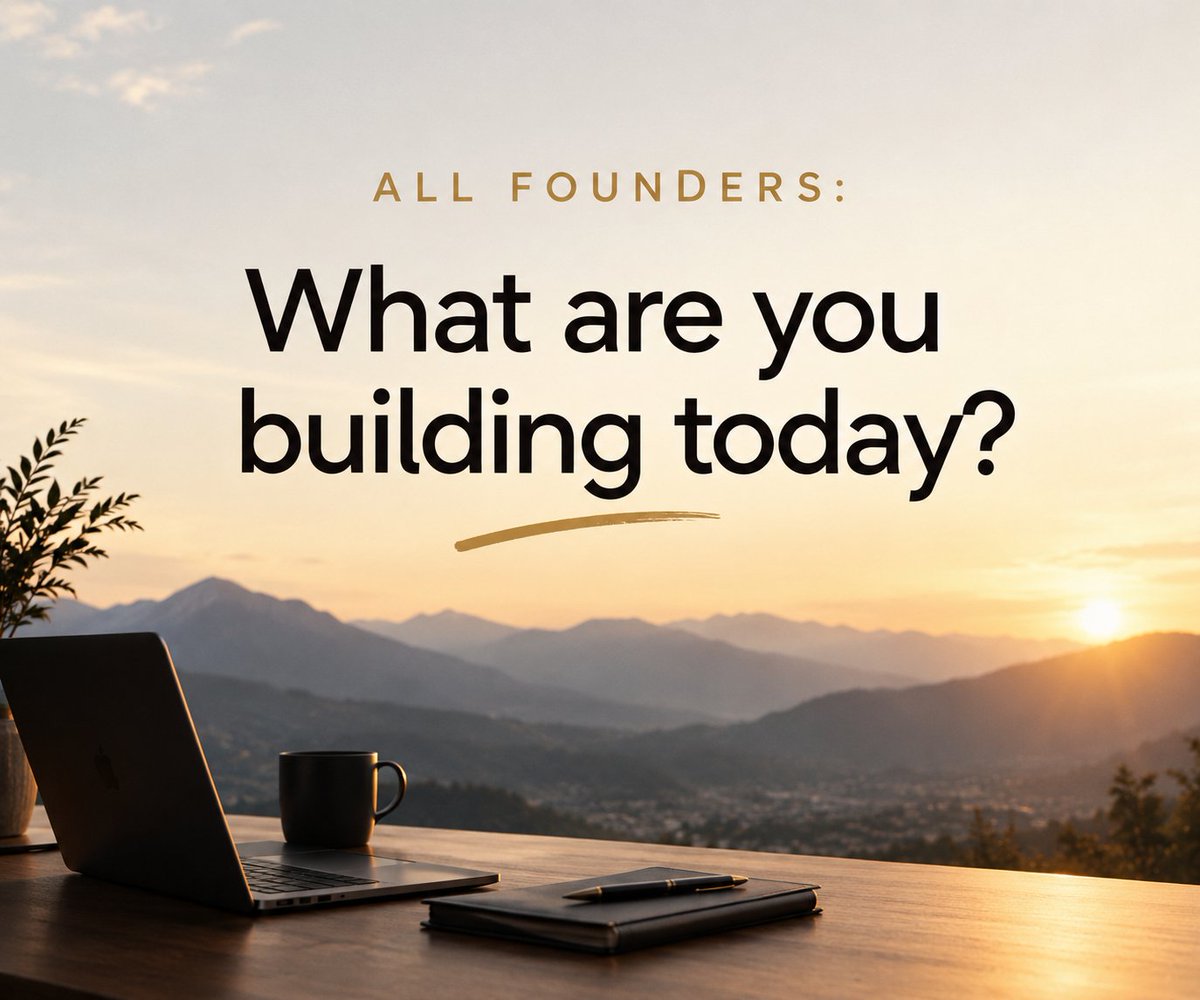 Yaros_Inter's tweet photo. Hey @X and All @Founders   

What are you budling today ? I'm looking to #connect with people in:

• Software &amp; Full-Stack 
• Frontend 
• Backend 
• Cloud &amp; AWS 
• AI 
• Startups &amp; SaaS 
• Tech enthusiasts

If that’s you, let’s connect 🤝 https://t.co/NwdADVpaiD