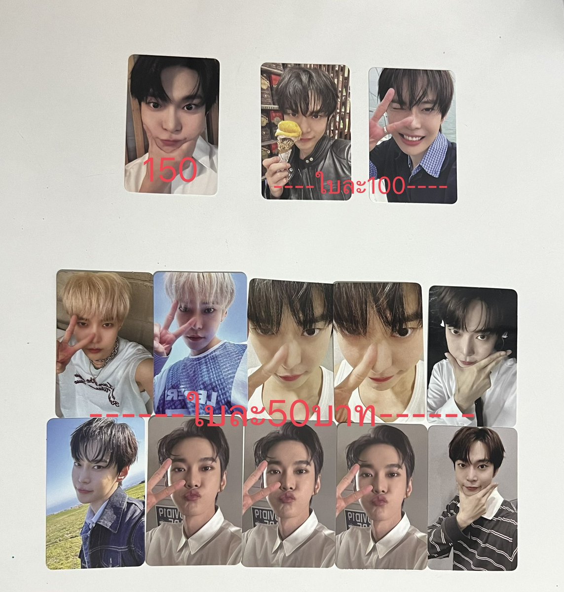 LeeHam82199's tweet photo. WTS | ปล่อยการ์ดที่เราสะสมเองค่ะ

🌷ราคาตามในภาพเลยนะคะ
ซื้อหลายใบต่อรองได้น้า

📦พร้อมส่ง
🚚ค่าส่งเหมาๆ 35 บาทค่ะ

สอบถามเพิ่มเติมเมนชั่นหรือ DM ได้เลยค่ะ

#ตลาดนัดอซท #ตลาดนัดnct127 https://t.co/29LjeHXH2D
