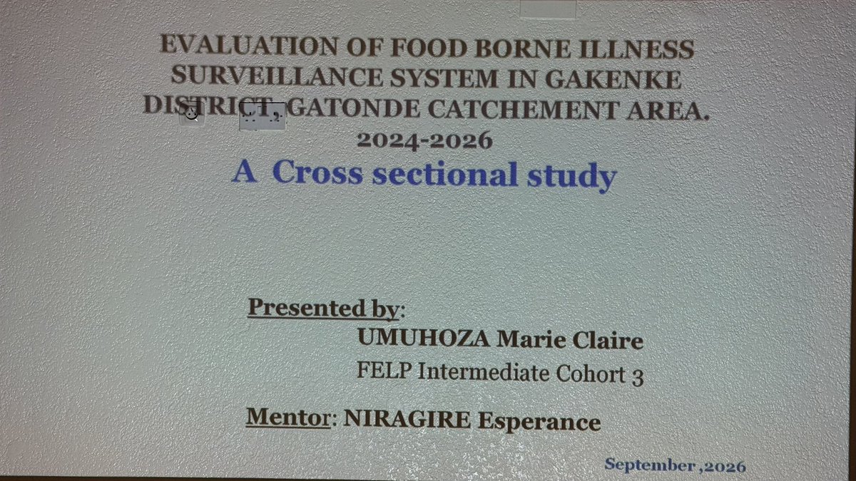 UCmhs's tweet photo. Under the UR-CMHS, School of Public Health stewardship, Field Epidemiology Training Program intermediate cohort 3, fifth training workshop participants today presented their research findings before the academic panelists as they prepare for their cohort graduation.@Uni_Rwanda https://t.co/t9THPzJX6j