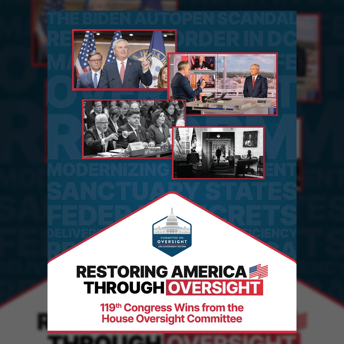 Image for the Tweet beginning: 🚨 NEW REPORT: Restoring America