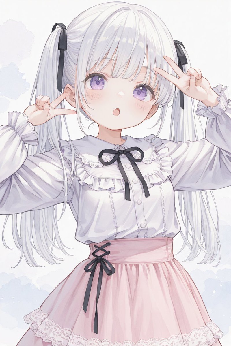 Nemu_wonder's tweet photo. おはねむち～🤍.*
1週間2日目！ぶい2つ✌️ https://t.co/XfHoRkkkoO